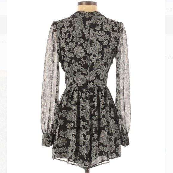 BETHANY MOTA LONG SLEEVE FLORAL ROMPER - Picture 2 of 15
